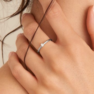 Ania Haie R037-01H Női nyitott ezüst gyűrű