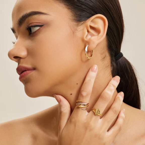 Anie Haie R049-01H Női nyitott ezüst gyűrű